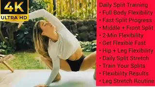 Full Body & Leg Flexibility | Daily Yoga Split Routine for Extreme Results 