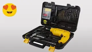Stanley SDH 600W 13mm Hammer Drill  &  tool kit  set(120) pieces.