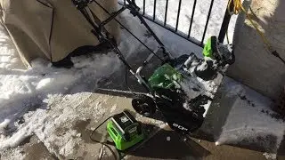 Greenworks PRO 20-Inch 80V Cordless Snow Thrower Review