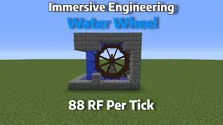 How To Setup A Water Wheel Power System In Immersive Engineering