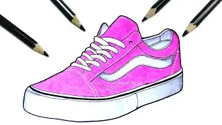 HOW TO DRAW VANS SHOES