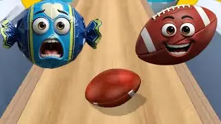 Who wins? Candy Ball Vs Basketball Gameplay 🏀 🍬 