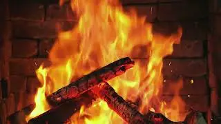 Tranquil Firelight Nights | Smooth Jazz, Saxophone & Piano Fireplace 4K Ambience