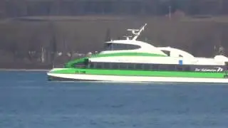 Mit den Katamaran von Konstanz nach Friedrichshafen
