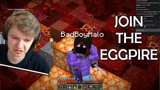 BadBoyHalo and Antfrost show TommyInnit THE EGG - Dream SMP