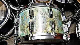 DRUM DIY PROJECT: Adding Patina - 14x8 Brass Snare Drum (Before & After)