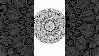 Black & White Mandala Will Instantly Calm Your Mind ✍️🤍🖤