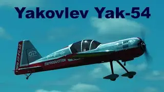Yakovlev Yak-54 | RC aerobatic airplane | 4K | Letovice 2021