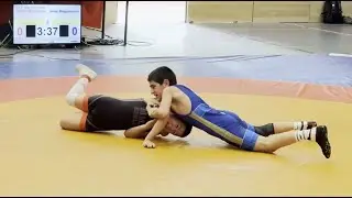 Wrestling / Ringen,  Gedenkturnier Berlin 2025, Freestyle, U12, 38 kg, Menninger - Magomedov, F 1+2