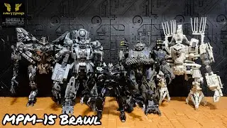 Review Transformers Takara Tomy Masterpiece Movie MPM-15 Decepticon Brawl Javitron @ShowZStore