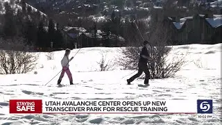 Utah Avalanche Center opens new rescue skills training park close to Salt Lake City