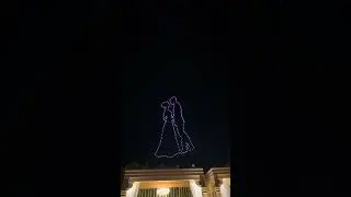 Drone Show in Wedding Reception | 
