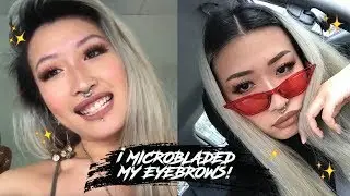 I Microbladed My Eyebrows?! | @thenictionary