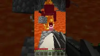 Alla fine l'ho salvato! #shorts #minecraftita #minecraft #divertente