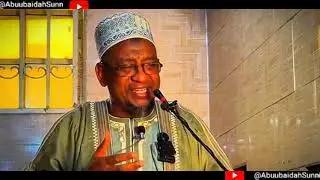 Khudubar juma'a daga bakin Dr Abdullah Usman Gadon Kaya 