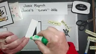 Stampin'Up bough punch card tutorial