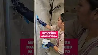 Así yo limpio los baños y me.gusta el resultado, un dia como amanecieron de casa 🏡 