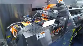 Close-up view to the manufacturing process of high-tech industrial components