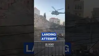 Chaotic: Helicopter landing goes wrong