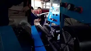 Corrugated pipe extrusion