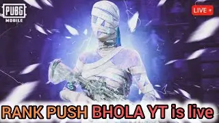 RANK PUSH TO CONQUEROR || BGMI LIVE #shorts #bgmilive #shortsfeed #youtubeshorts #bgmi #bholayt