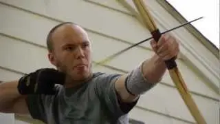 Man takes arrow to balls