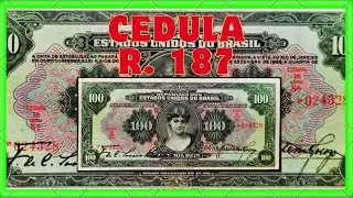 Cedula Vali&oacute;sa 1.500,00!!! Cat&aacute;logada 100 Mil Reis!