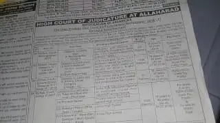 Up  government jobs weekely details video 2