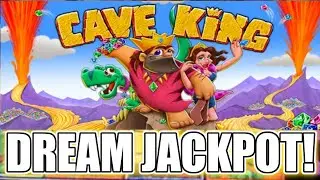 DREAM JACKPOT - HIGH LIMIT CAVE KING HITS A MASSIVE HANDPAY!