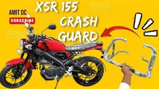 Yamaha XSR 155 Crash Guard Unboxing | Xsr 155 Crash Guard Install ￼￼| Amit Dc