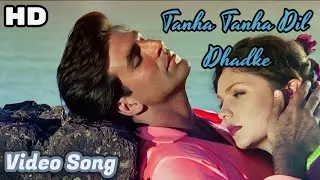Tanha Tanha Dil Dhadke | Angaaray (1998) | Alka Yagnik & Abhijeet | Akshay Kumar & Pooja Bhatt