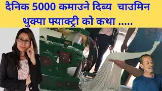 Chowmein Making business (यसरी कमाउन सकिन्छ चाउमिन फ्याक्ट्री मनोग्य पैसा)