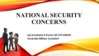 NATIONAL SECURITY CONCERNS-NSTP