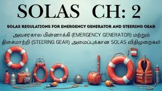 SOLAS Regulation for ship safety (PART-1) - TAMIL || கடல் அலைகளை ஆளும் விதிகள்