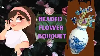 Cute Fridge magnet flower bouquets | DIY | beaded bouquet for beginners| gift ideas | handmade 