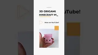 NEW VIDEO! #shorts #shortsvideo #shortsfeed #short #minecraft #reels #3dorigami #diy #newvideo #pig