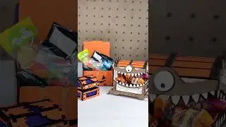 #halloween 🍬Trick-or-Treat Halloween Candy Box DIY| Creatorally Colored Plywood#halloweendiy