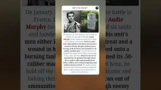Audie Murphy's Incredible Solo Stand Against Six Tanks!