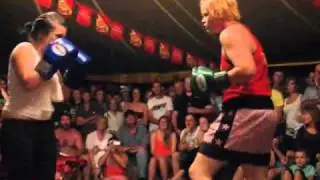 The Beaver, Brophy boxing tent Clifton