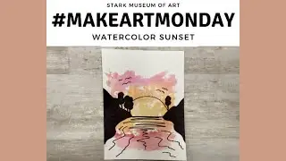 Make Art Monday: Watercolor Sunset