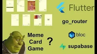 Meme Card Game (MVP) | Client - Server | Flutter, Supabase, Bloc (Cubit), go_router
