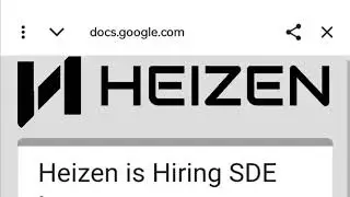 Heizen hiring Software engineer 