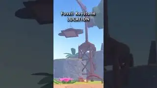 Fossil Keystone LOCATION in FISCH ROBLOX (Luminescent Cavern)
