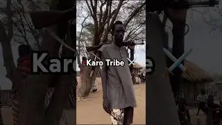 Karo Tribe Ethiopia 🇪🇹#travelwithak #trending #youtubeshorts