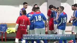 CALCIO A 5 SERIE B GIRONE H, GIORNATA 23. MASCALUCIA C5-PGS LUCE 2-4, highlights