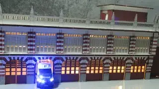 Masterpiece Collectibles 1/64 Central Fire Station diorama (Building B)