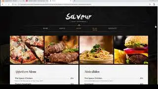 Restaurants Website Template Portfolio