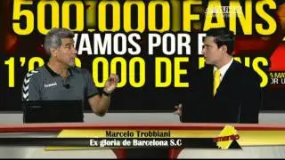 El d&igrave;a que Marcelo Trobbiani estuvo en Amarillo TVS