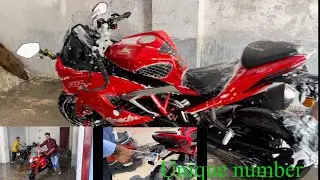 Apachi 310rr new number plate and washing bike ￼￼ choice Ka number mila #viral #310rr #apachi