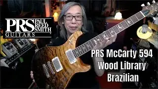 Какой потрясающий! Бразильская деревянная библиотека PRS McCarty 594